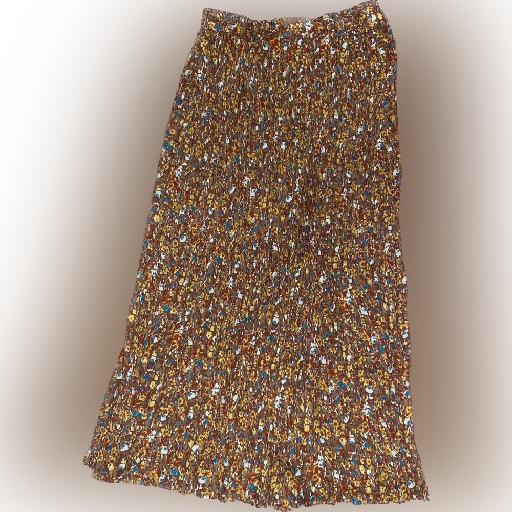 Floral print skirt